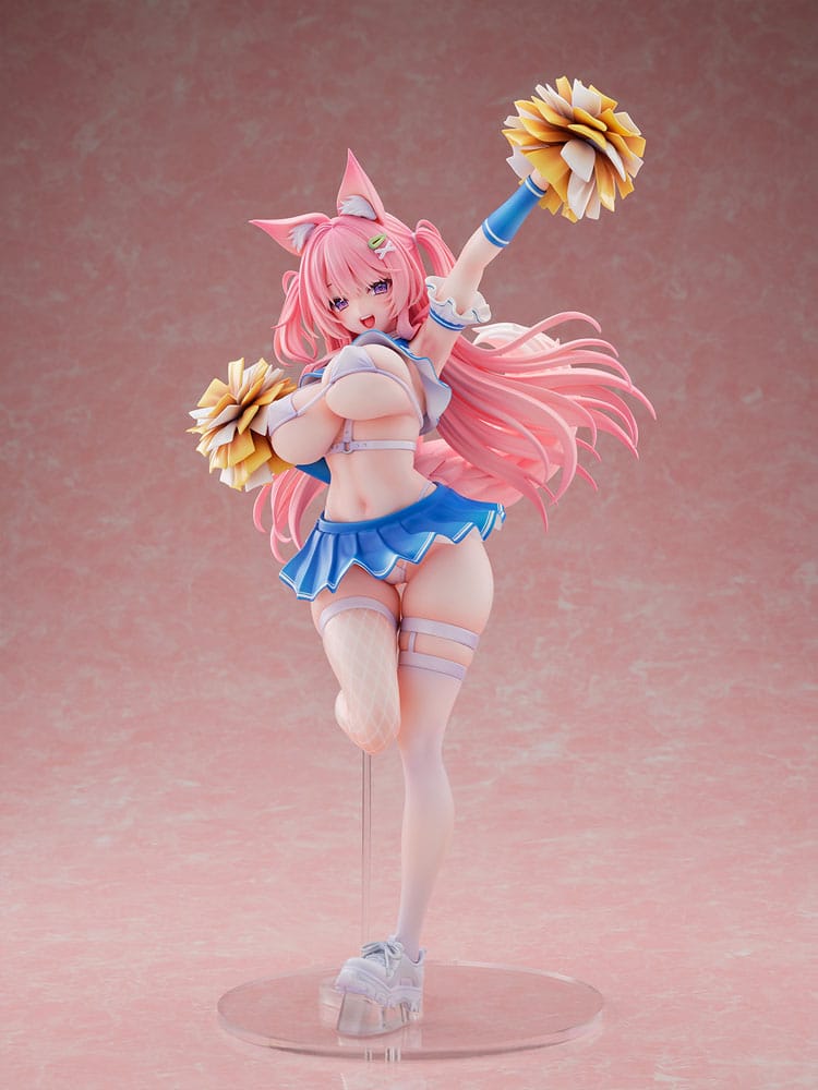 Original Character Statue 1/5 Kemomimi Cheer Girl illustration by Yatanuki Kei 35 cm - MangaShop.ro