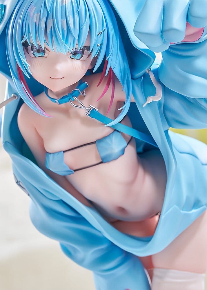 Virtual illustrator Kanzarin PVC Figure 1/6 kanzarin-chan: Cat-Eared Hoodie Ver. 26 cm - MangaShop.ro