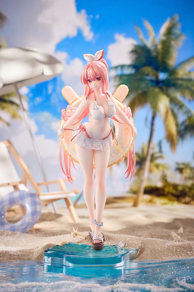 Rosuuri Original Character PVC Statue 1/7 White Rabbit Rosu: Swimsuit Ver. 25 cm - MangaShop.ro