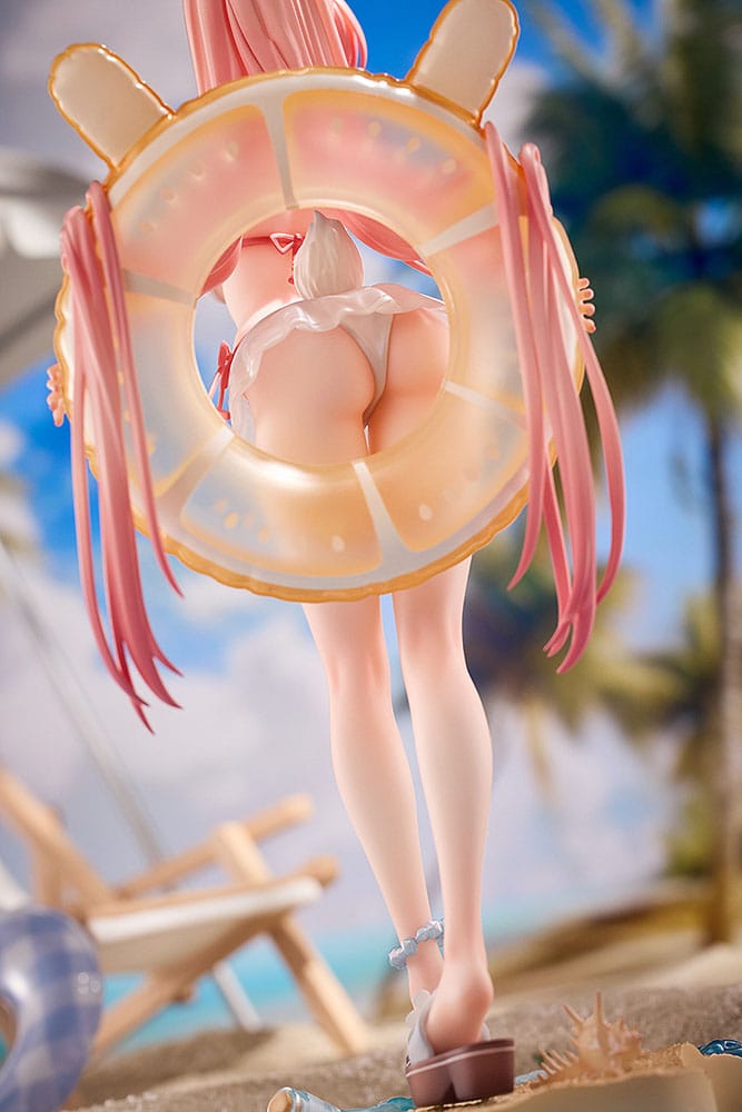 Rosuuri Original Character PVC Statue 1/7 White Rabbit Rosu: Swimsuit Ver. 25 cm - MangaShop.ro