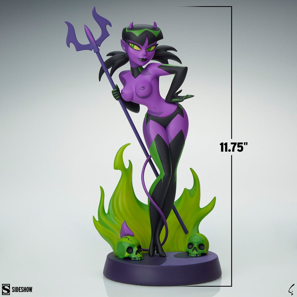 Original Artist Series Statue Devil Girl (Purple and Green Variant) 30 cm - MangaShop.ro