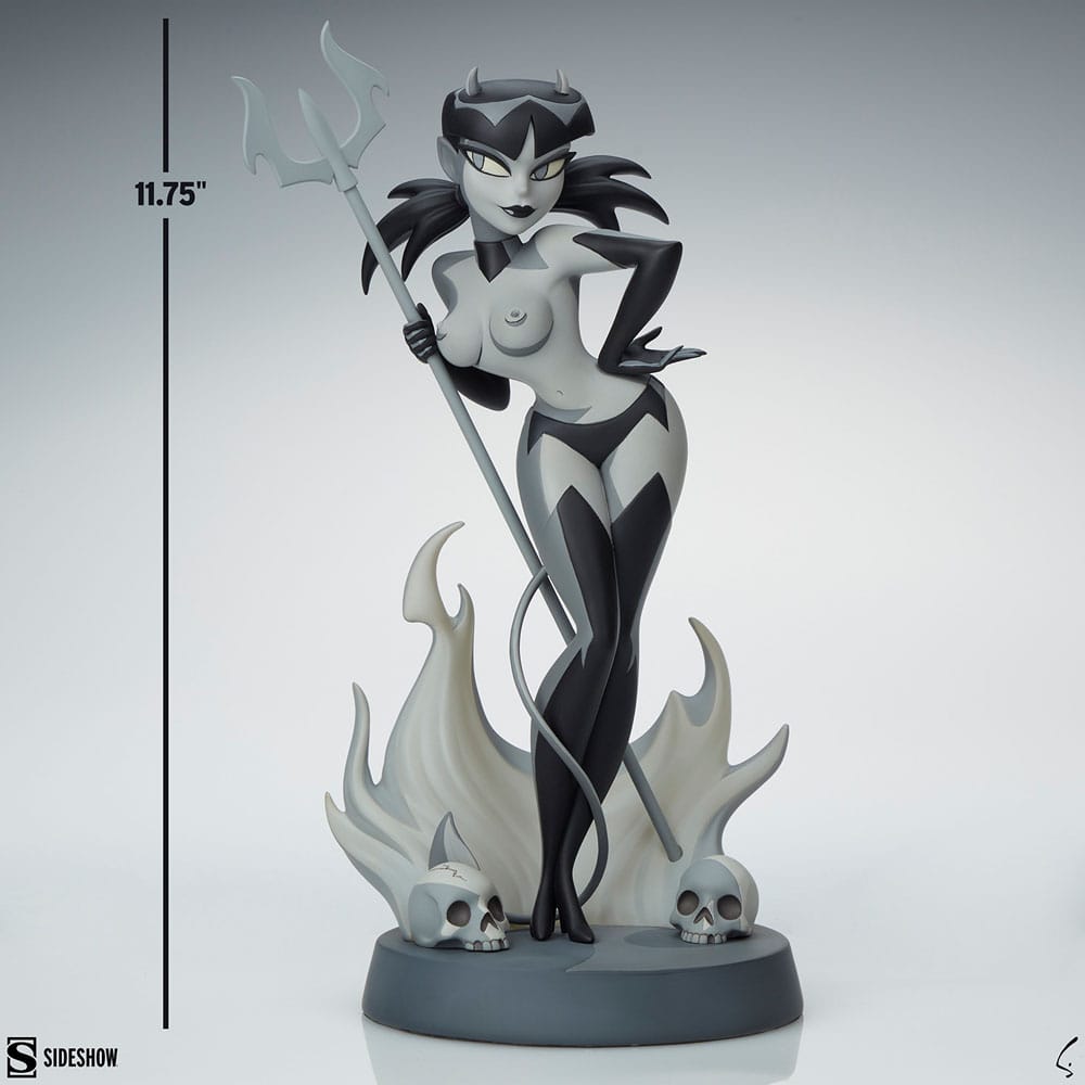 Original Artist Series Statue Devil Girl (Black and White Variant) 30 cm - MangaShop.ro