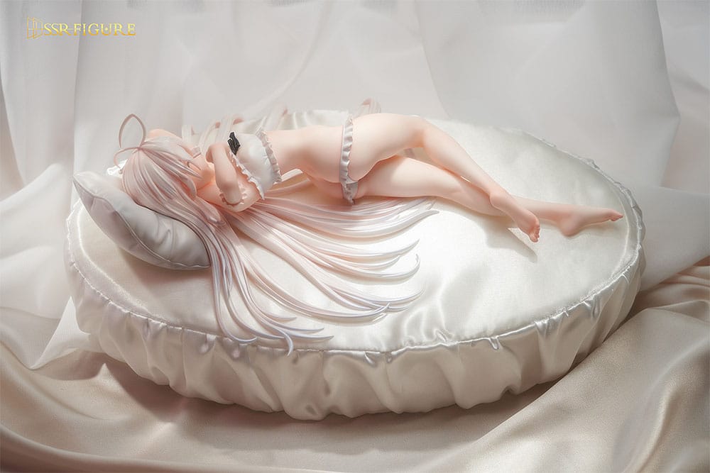 Original Character PVC Statue 1/7 Wakening White Haired-Chan Illustration by Hayashi Kewi 11 cm - MangaShop.ro