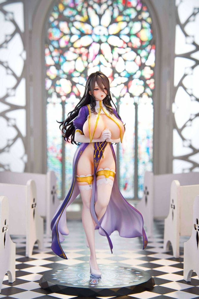 Original Character PVC Statue 1/6 The Nun Prayer Petrone Illustration by Ogre 29 cm - MangaShop.ro