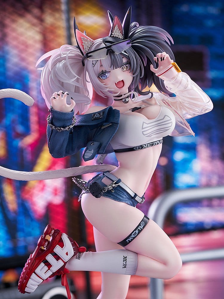 Original Character Figure 1/7 Melterna Girl: Metako Illustration by Neko Metal 23 cm - MangaShop.ro