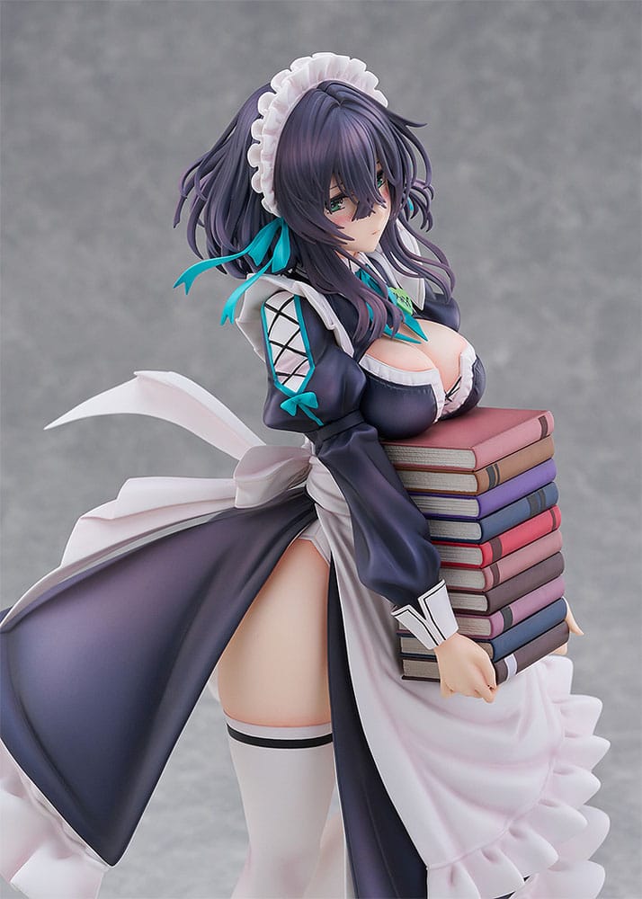 Original Illustration PVC Statue 1/6 Maid Maison Hanikami Kanojo Hikage Chigami Illustration by Piromizu 28 cm - MangaShop.ro