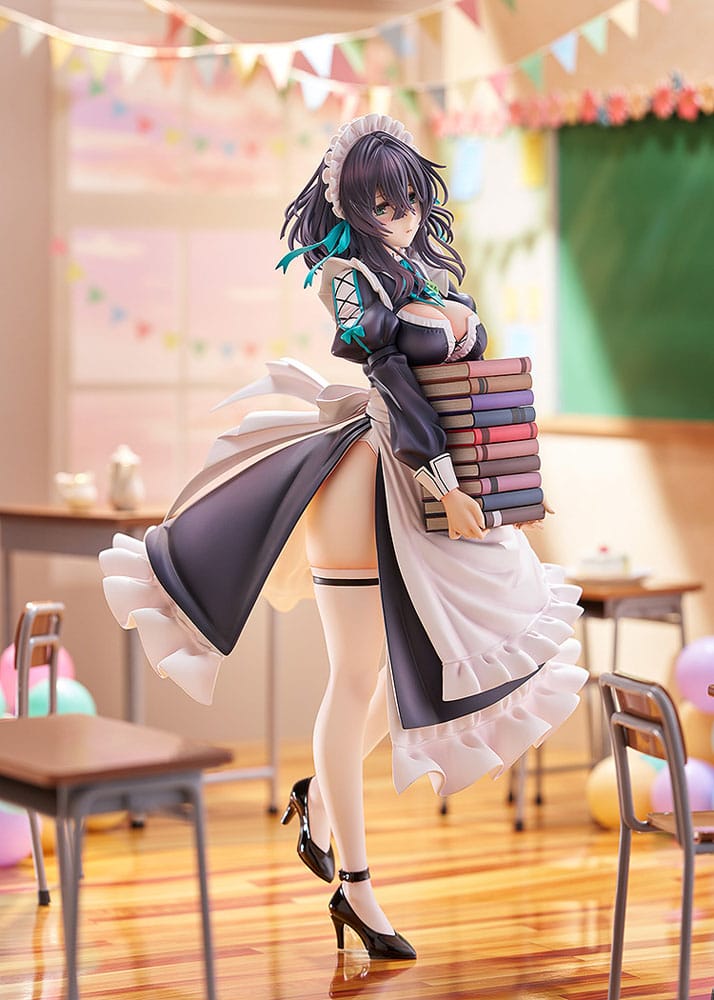 Original Illustration PVC Statue 1/6 Maid Maison Hanikami Kanojo Hikage Chigami Illustration by Piromizu 28 cm - MangaShop.ro