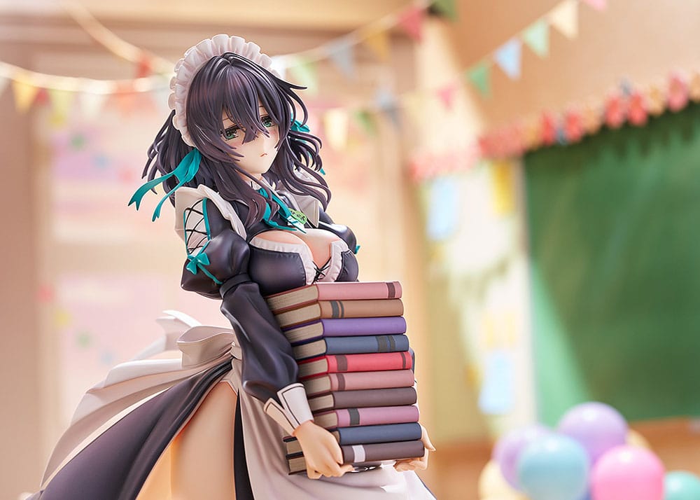 Original Illustration PVC Statue 1/6 Maid Maison Hanikami Kanojo Hikage Chigami Illustration by Piromizu 28 cm - MangaShop.ro