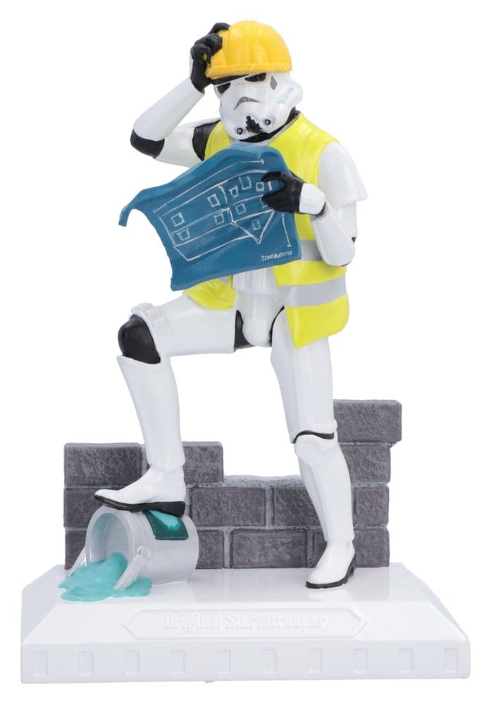 Original Stormtrooper Figure Hit a Brick Wall 18 cm - MangaShop.ro