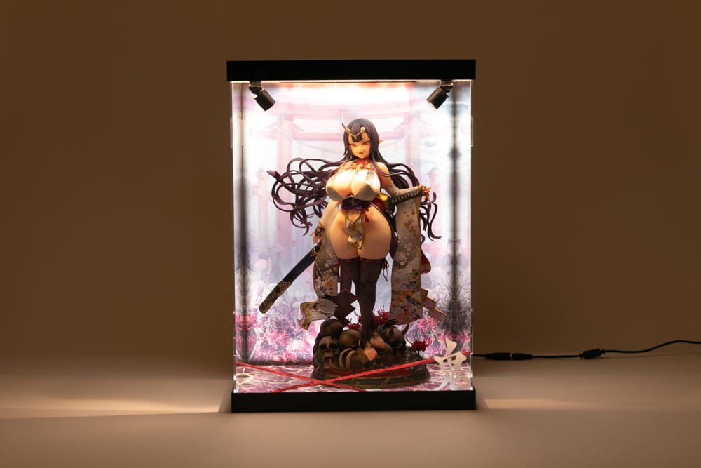 SHINSAI Acrylic Display Case with Lighting Inbina Rasethuhime Saki M Edition 39 cm - MangaShop.ro