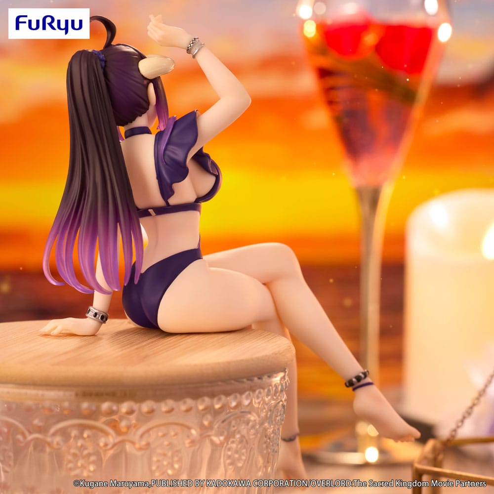 Overlord Noodle Stopper PVC Statue Albedo Swimsuit Dark Purple Color Ver. 16 cm - MangaShop.ro