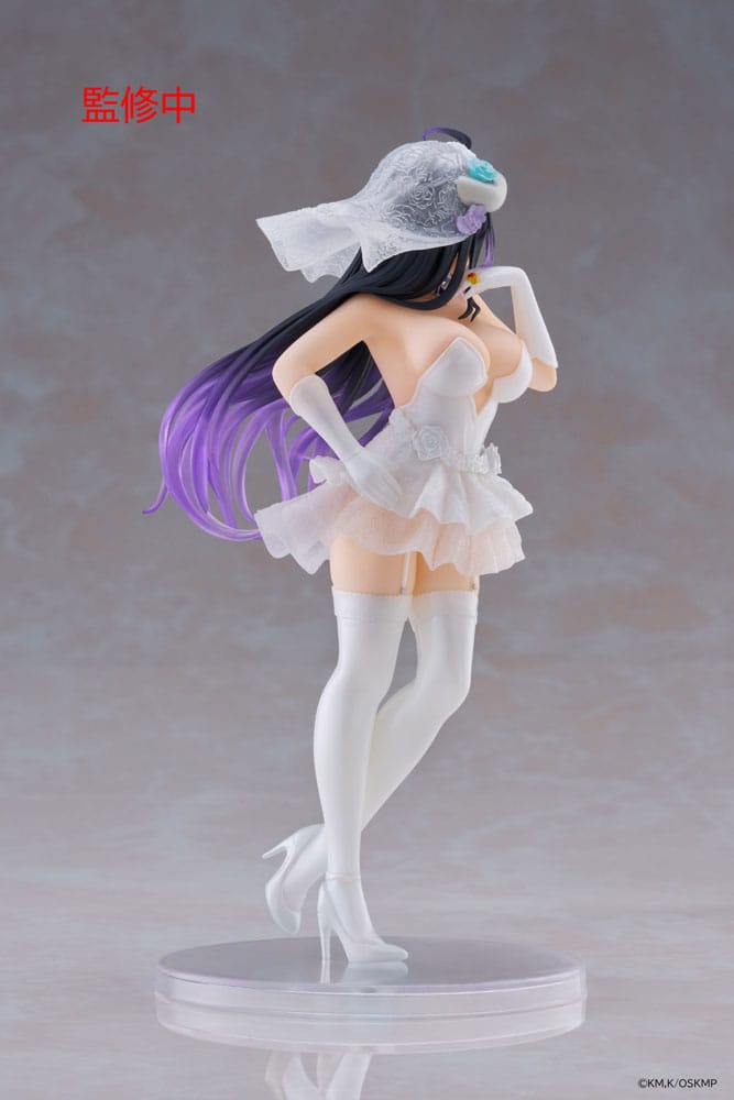 Overlord Coreful PVC Statue Albedo Wedding Ver. 18 cm - MangaShop.ro