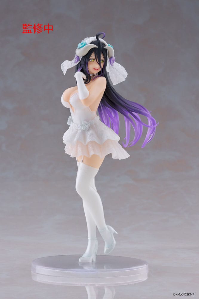 Overlord Coreful PVC Statue Albedo Wedding Ver. 18 cm - MangaShop.ro