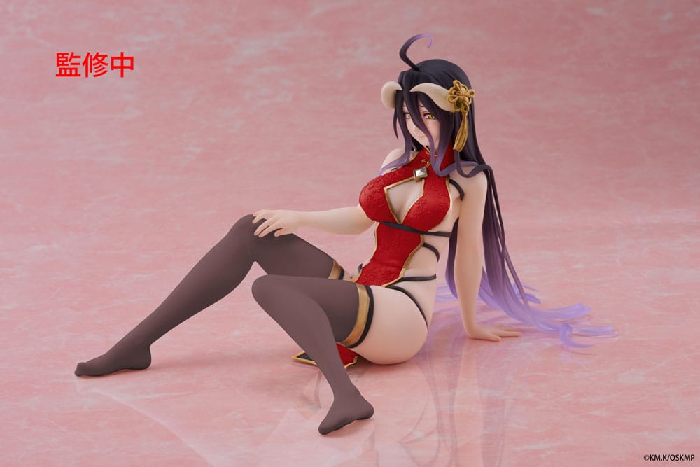 Overlord PVC Statue Desktop Cute Figure Albedo Chinese Dress Ver. Renewal 13 cm - MangaShop.ro