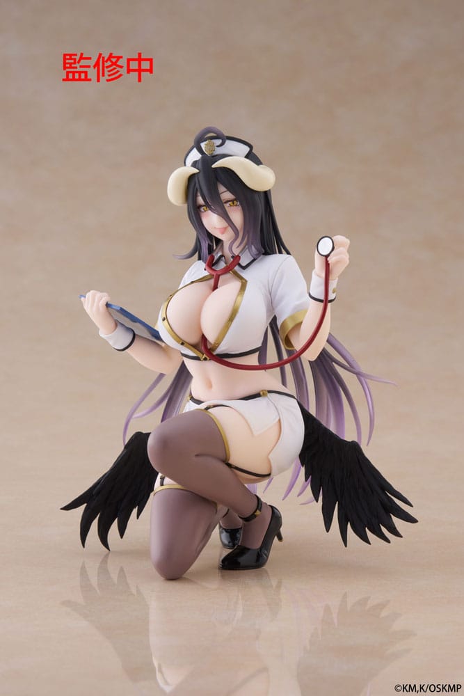 Overlord PVC Statue Desktop Cute Figure Albedo Nurse Ver. Renewal 13 cm - MangaShop.ro