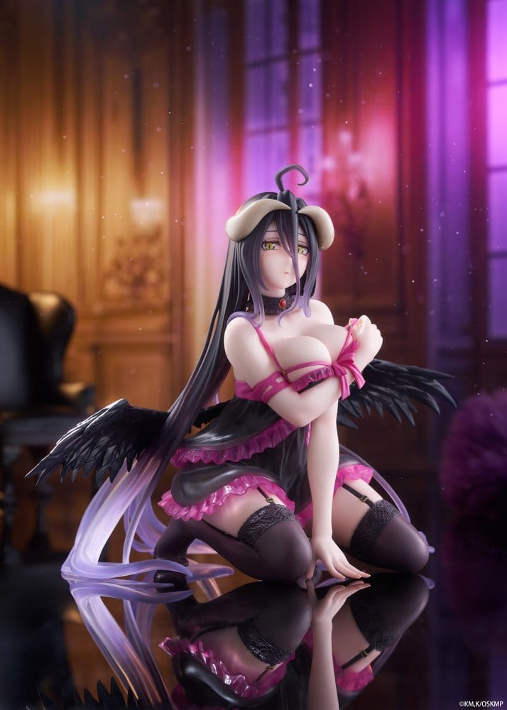 Overlord Desktop Cute PVC Figure Albedo (Negligee ver.) 13 cm - MangaShop.ro