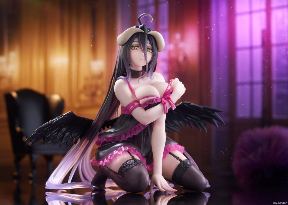 Overlord Desktop Cute PVC Figure Albedo (Negligee ver.) 13 cm - MangaShop.ro