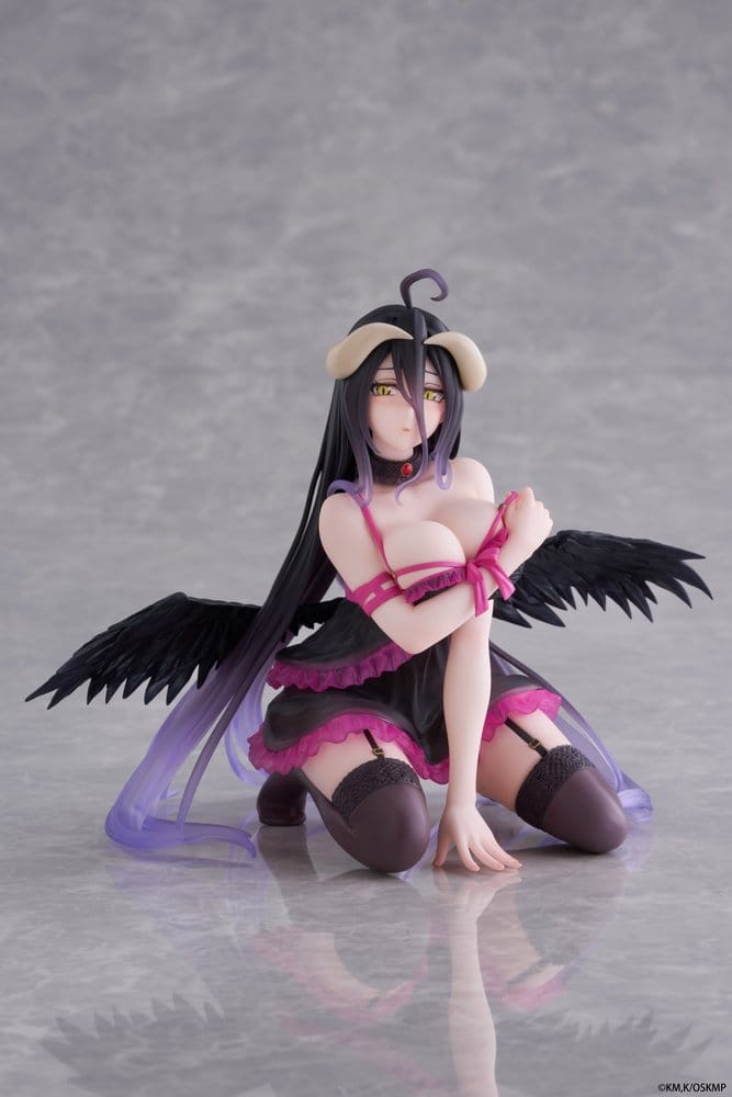 Overlord Desktop Cute PVC Figure Albedo (Negligee ver.) 13 cm - MangaShop.ro