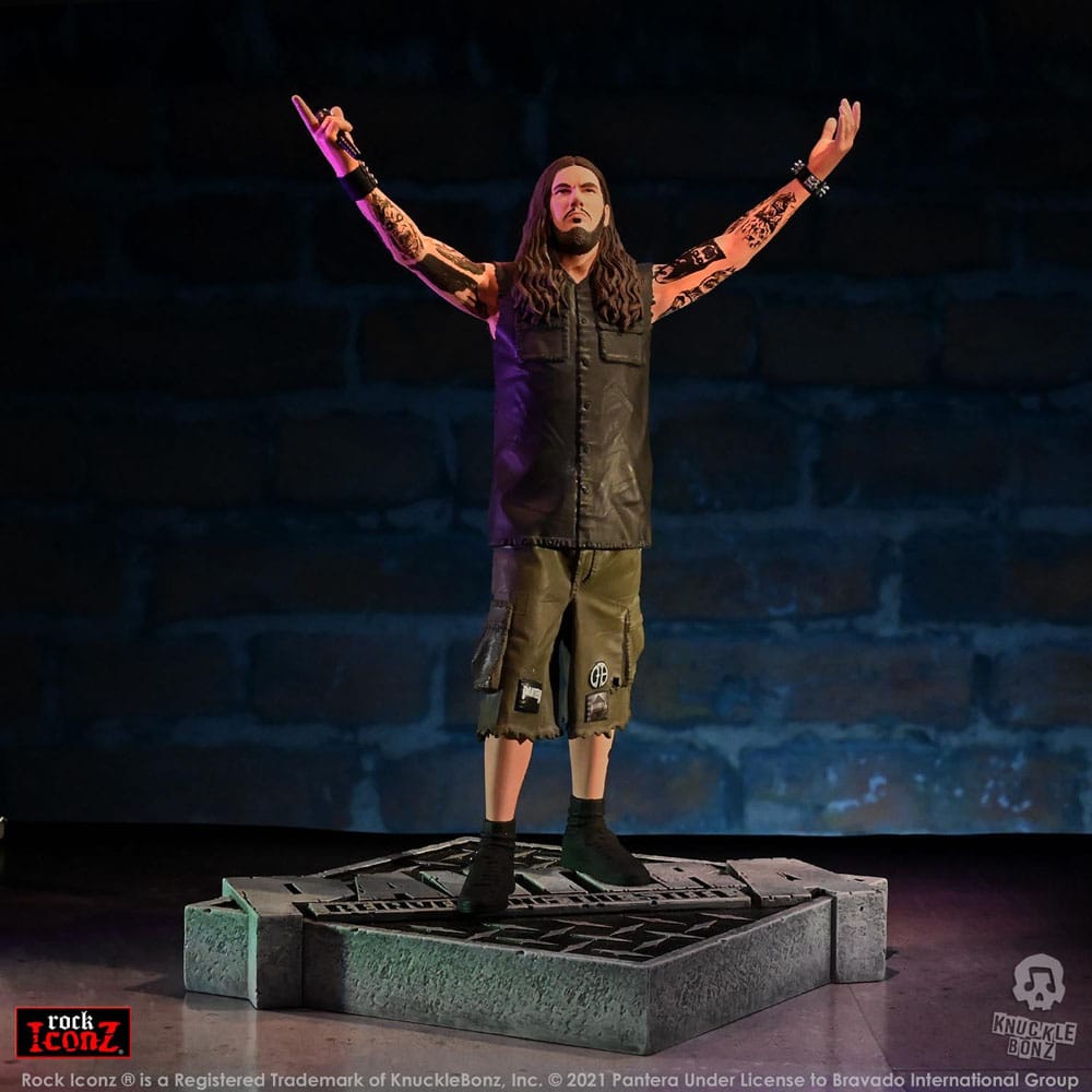 Pantera Rock Iconz Statue Philip Anselmo (Reinventing the Steel) 22 cm - MangaShop.ro