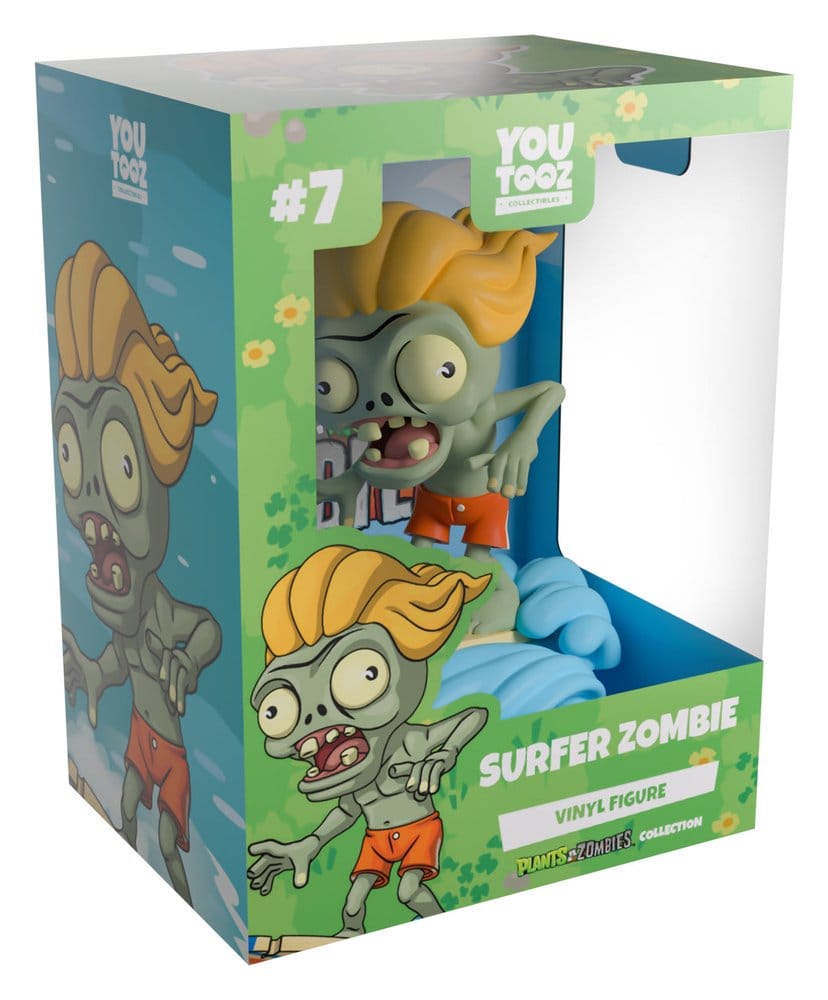 Plants vs. Zombies Vinyl Figure Surfer Zombie 10 cm - MangaShop.ro