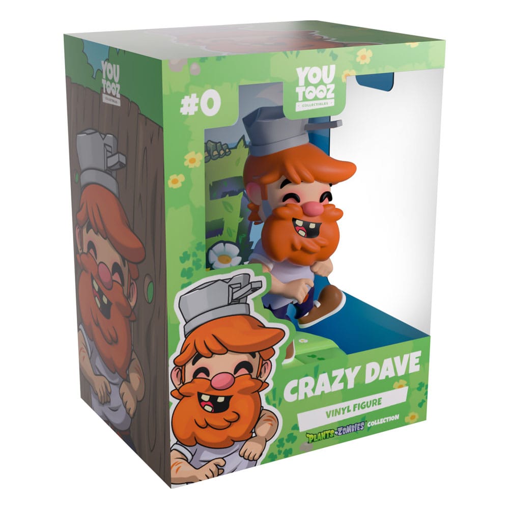 Plants vs. Zombies Vinyl Figure Crazy Dave 12 cm - MangaShop.ro