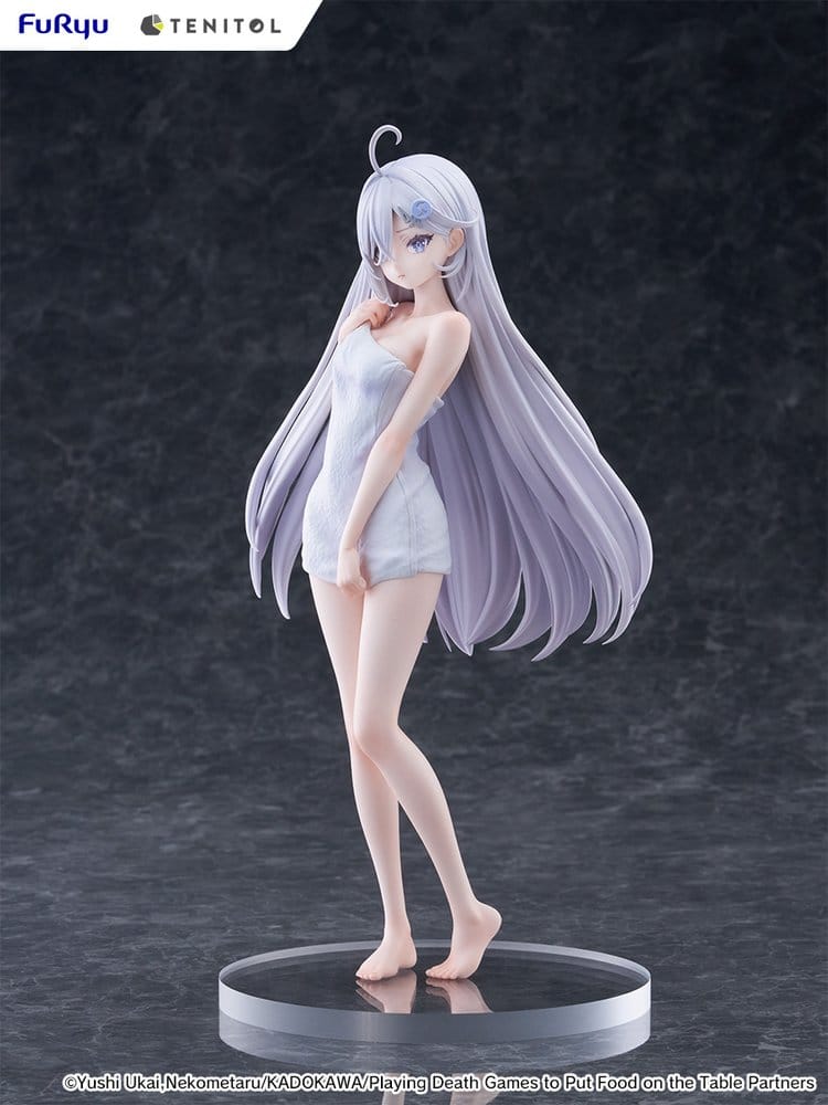 Playing Death Games to Put Food on the Table Light Novel PVC Statue Yuki Golden Bath Ver. 30 cm - MangaShop.ro