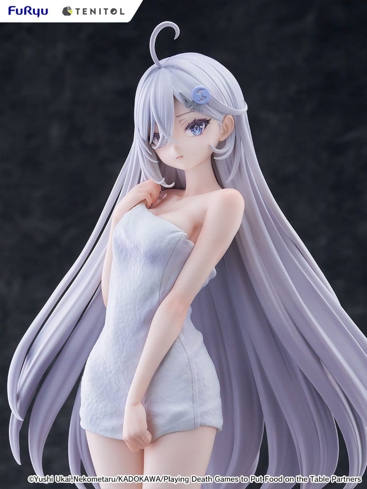Playing Death Games to Put Food on the Table Light Novel PVC Statue Yuki Golden Bath Ver. 30 cm - MangaShop.ro