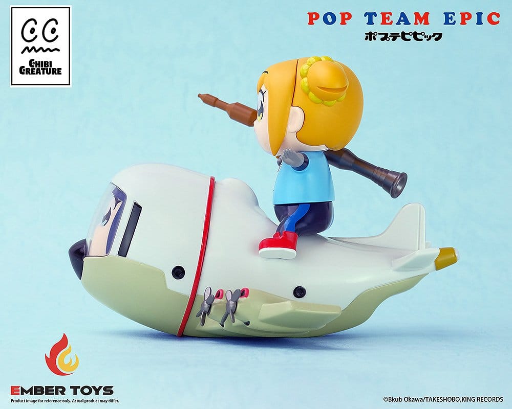 Pop Team Epic Chibi Creature Vinyl Figures 2-Pack POPUKO & PIPIMI: Skeleton Competition Ver. - MangaShop.ro