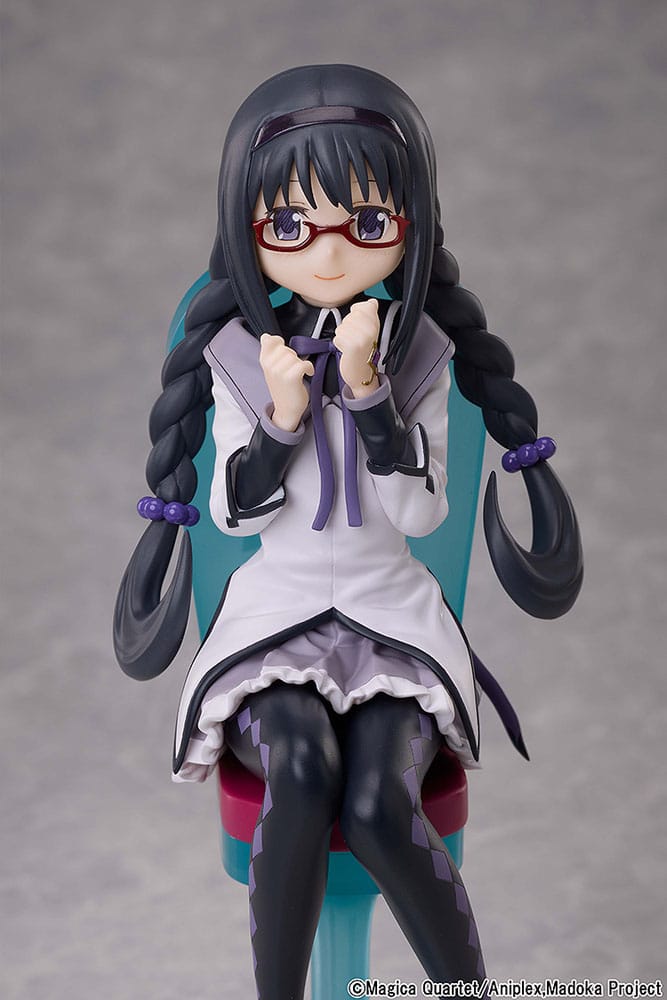 Puella Magi Madoka Magica The Movie: Rebellion PVC Statue Homura Akemi Tea Party Cake Song Ver. 18 cm - MangaShop.ro