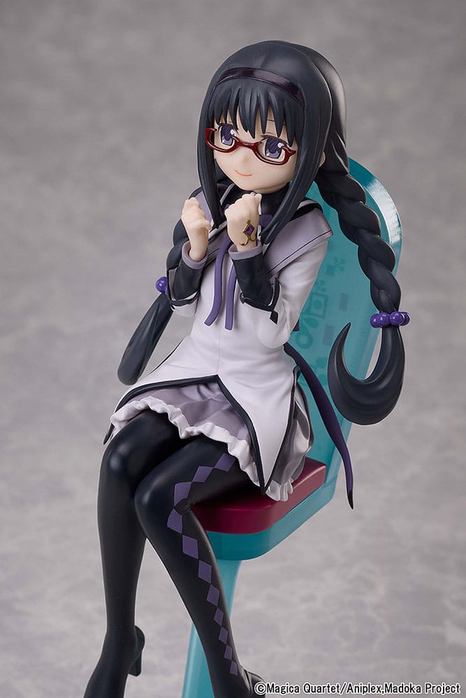 Puella Magi Madoka Magica The Movie: Rebellion PVC Statue Homura Akemi Tea Party Cake Song Ver. 18 cm - MangaShop.ro