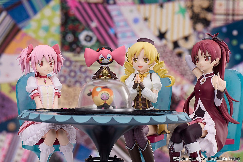 Puella Magi Madoka Magica The Movie: Rebellion PVC Statue Tea Party Cake Song Ver. Set 18 cm - MangaShop.ro