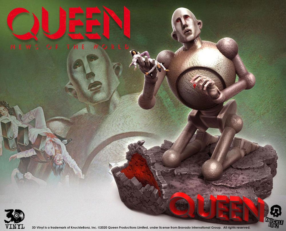 Queen 3D Vinyl Statue Queen Robot (News of the World) 20 x 21 x 24 cm - MangaShop.ro