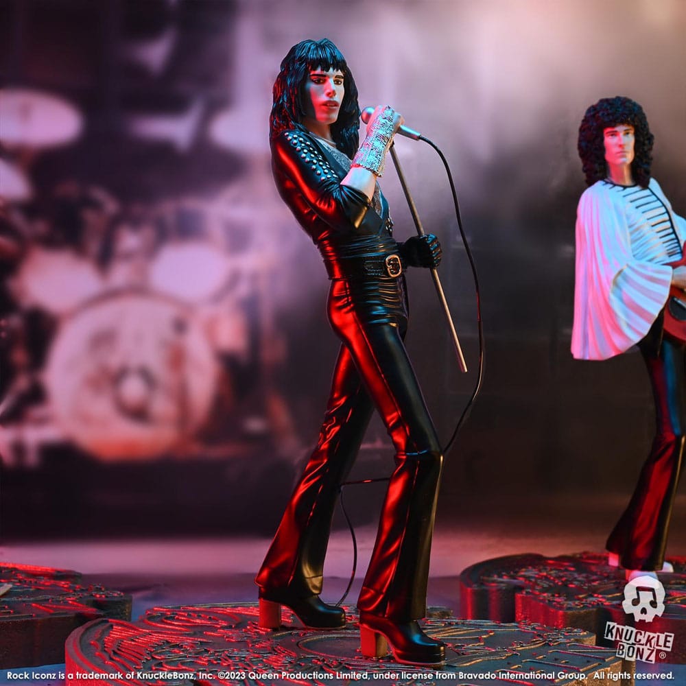 Queen Rock Iconz Statue Freddie Mercury II (Sheer Heart Attack Era) 23 cm - MangaShop.ro
