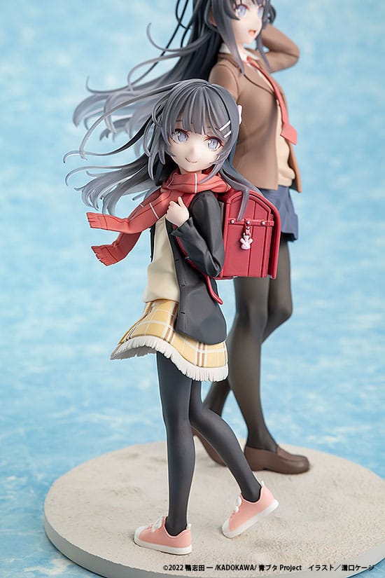 Rascal Does Not Dream of a Knapsack Kid PVC Statue Mai Sakurajima High School Graduation Ver. & Knapsack Kid 19 cm - MangaShop.ro