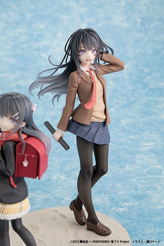 Rascal Does Not Dream of a Knapsack Kid PVC Statue Mai Sakurajima High School Graduation Ver. & Knapsack Kid 19 cm - MangaShop.ro