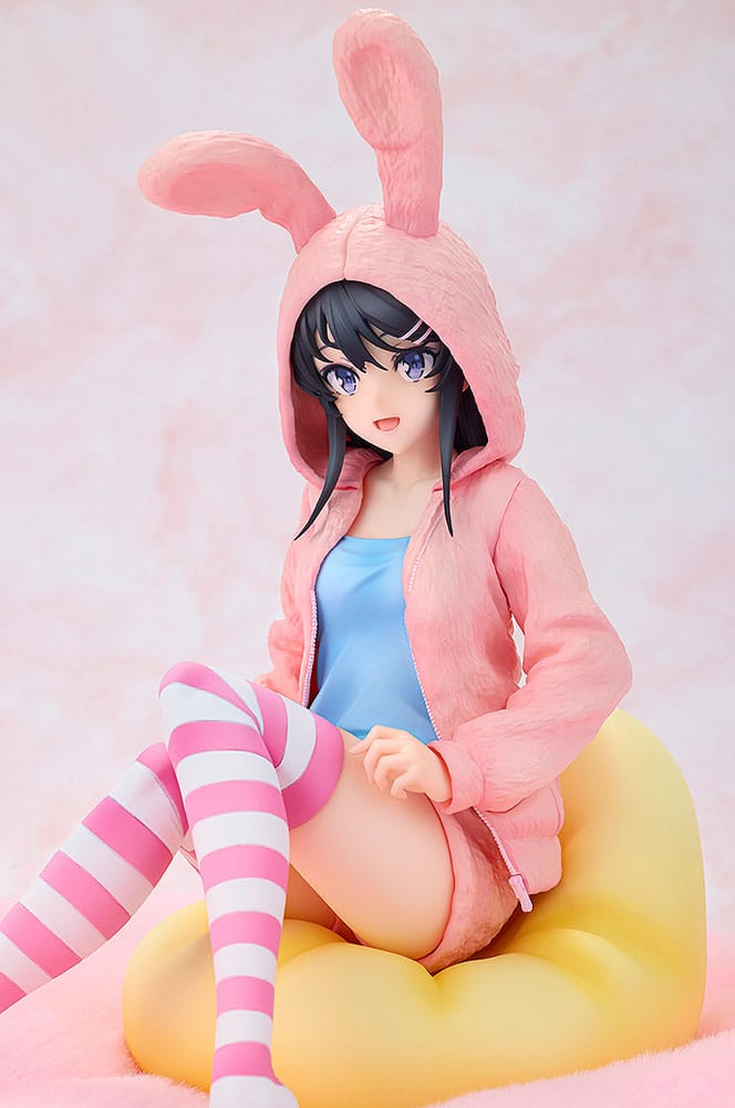 Rascal Does Not Dream of a Knapsack Kid PVC Statue 1/7 Mai Sakurajima Hoodie Look Rabbit Ears Ver. 18 cm - MangaShop.ro
