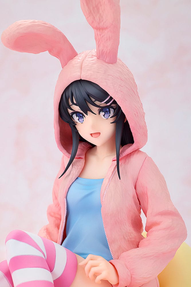 Rascal Does Not Dream of a Knapsack Kid PVC Statue 1/7 Mai Sakurajima Hoodie Look Rabbit Ears Ver. 18 cm - MangaShop.ro