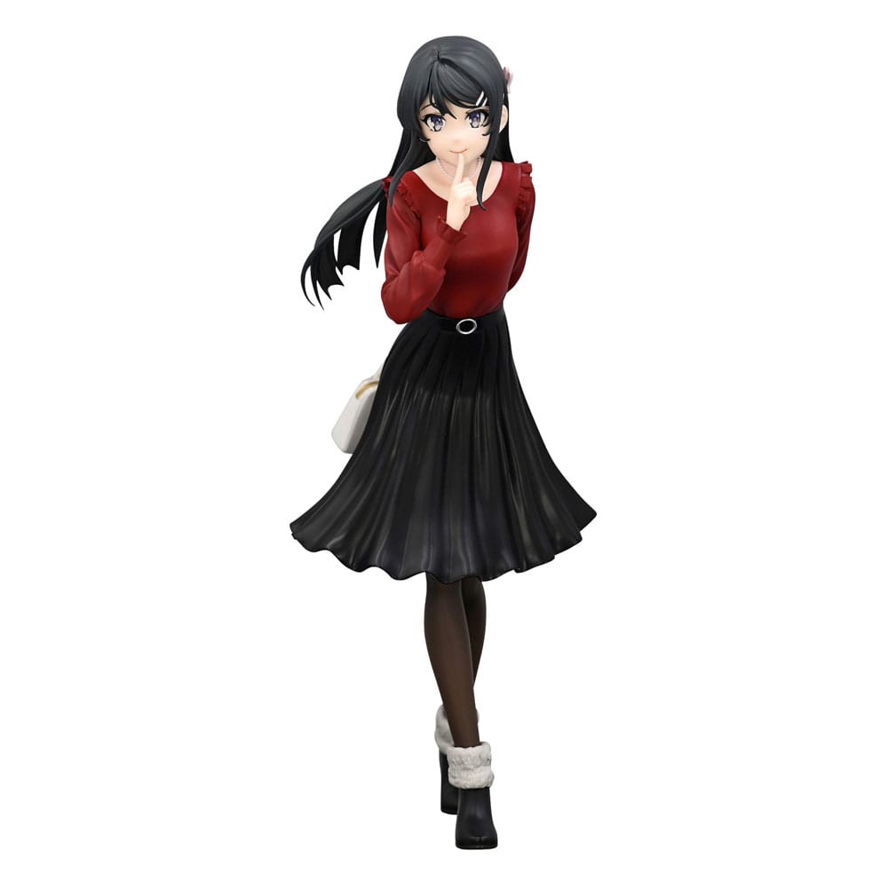Rascal Does Not Dream of Bunny Girl Senpai Trio-Try-iT PVC Statue Mai Sakurajima Winter Outfit Ver. 21 cm - MangaShop.ro