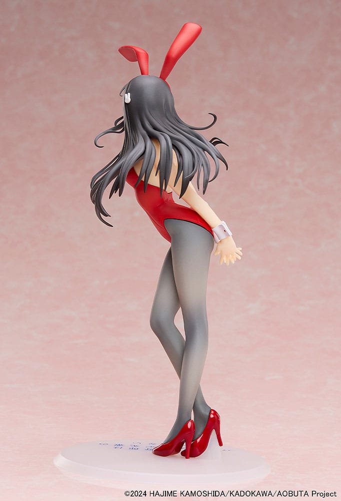 Rascal Does Not Dream of Bunny Girl Senpai Statue 1/7 Mai Sakurajima Red Bunny Girl Ver. 27 cm - MangaShop.ro