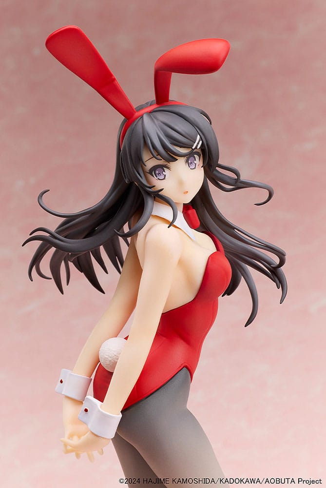 Rascal Does Not Dream of Bunny Girl Senpai Statue 1/7 Mai Sakurajima Red Bunny Girl Ver. 27 cm - MangaShop.ro
