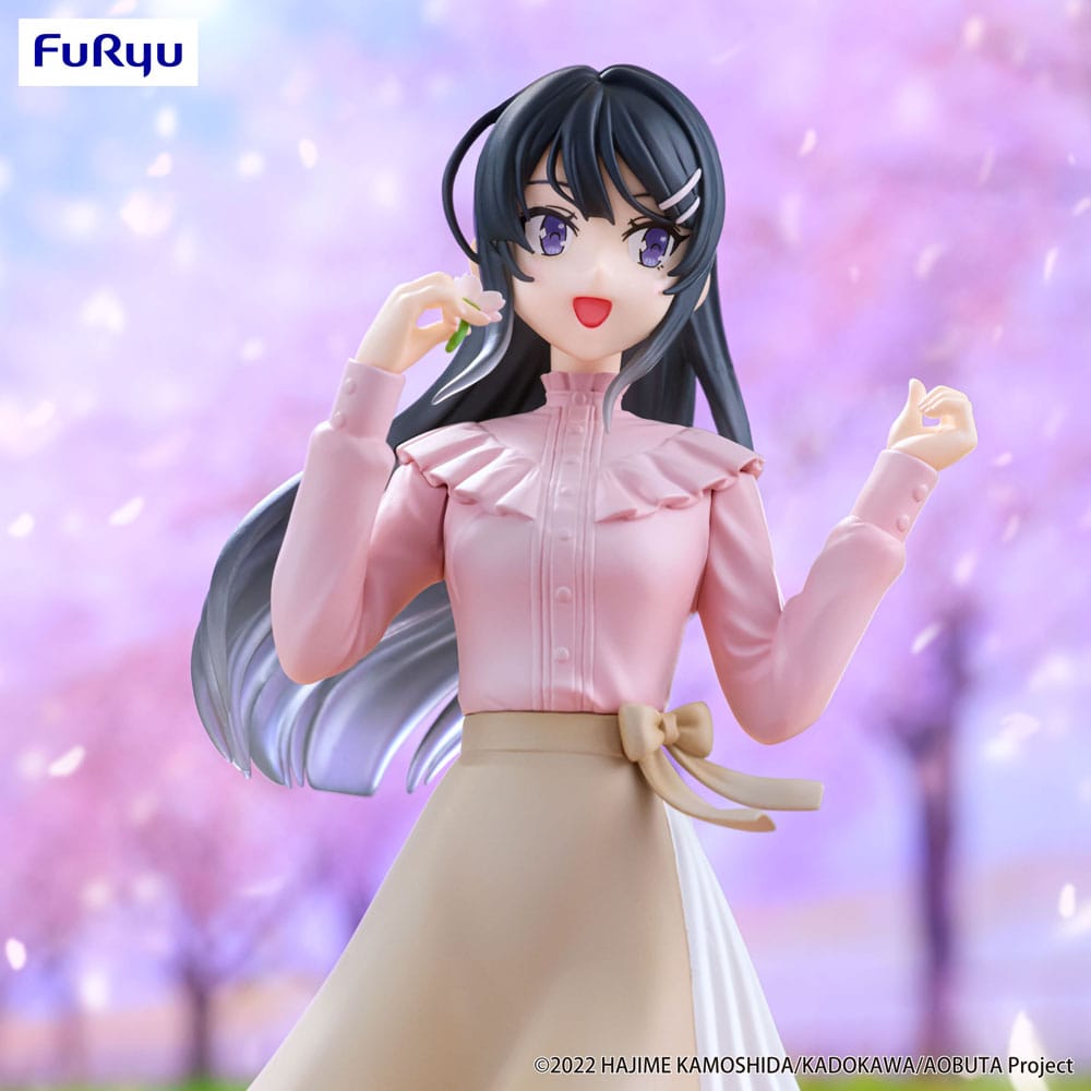 Rascal Does Not Dream of Bunny Girl Senpai Trio-Try-iT PVC Statue Mai Sakurajima Spring Outfit Ver. 21 cm - MangaShop.ro