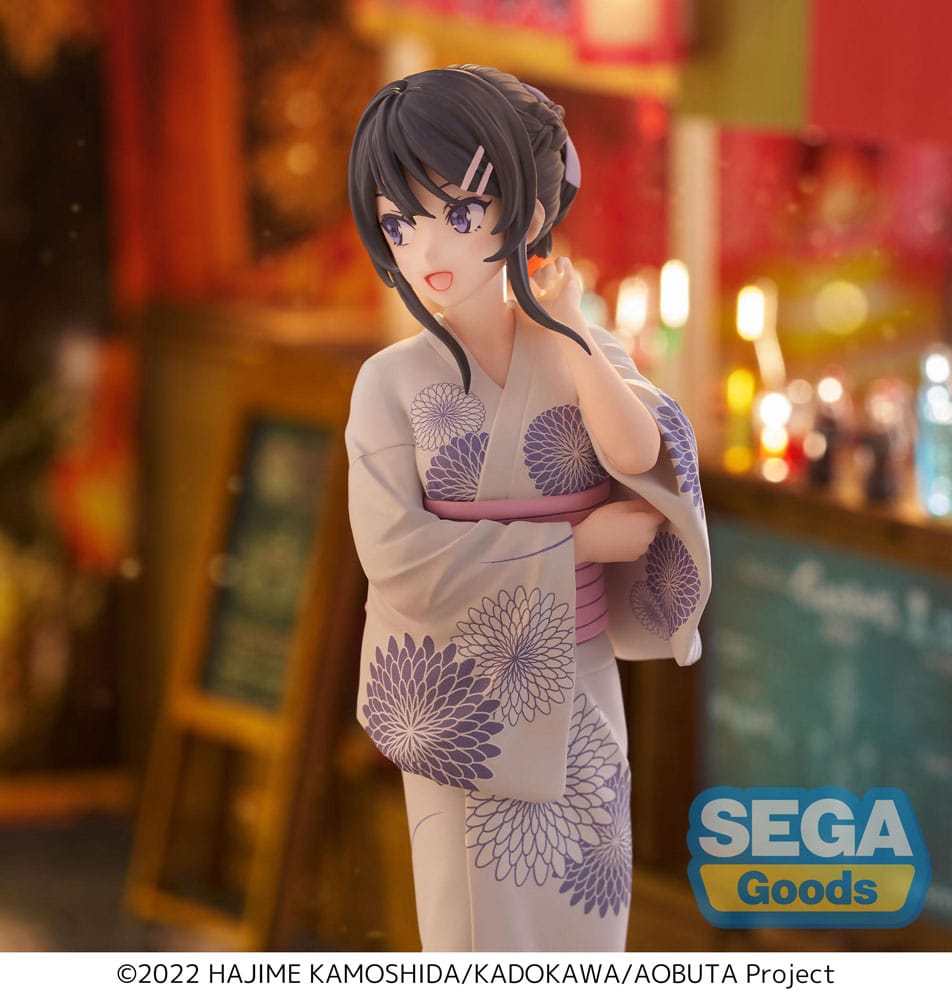 Rascal Does Not Dream of Bunny Girl Senpai Luminasta PVC Statue Mai Sakurajima Yukata 22 cm - MangaShop.ro