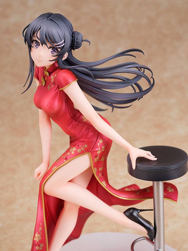 Rascal Does Not Dream of Bunny Girl Senpai Statue 1/7 Mai Sakurajima Chinese Dress Ver. 22 cm - MangaShop.ro