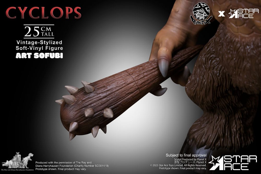 Ray Harryhausen Soft Vinyl Statue Cyclops (Vintage-Style) 25 cm - MangaShop.ro