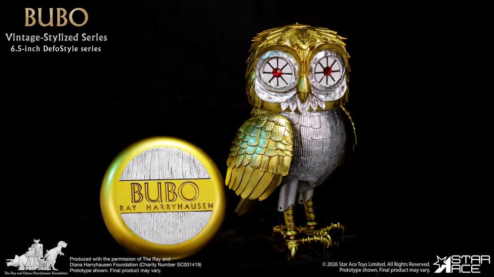 Ray Harryhausen Collection DefoStyle Soft-vinyl Statue Bubo 17 cm - MangaShop.ro
