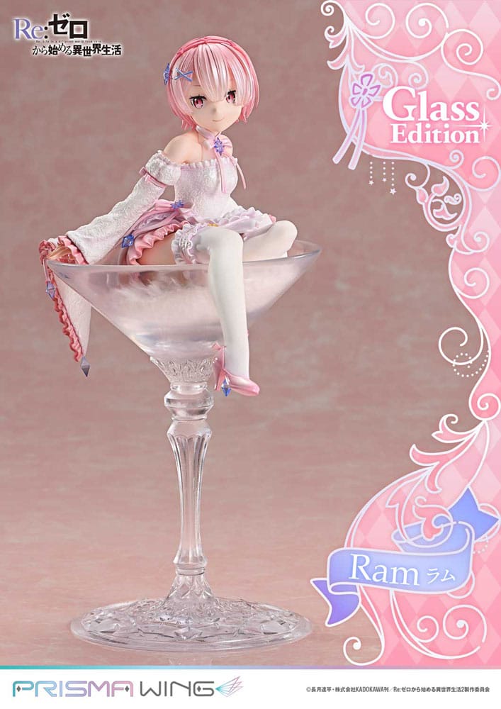 Re:ZERO Starting Life in Another World Prisma Wing PVC Statue 1/7 Ram Glass Edition 24 cm - MangaShop.ro