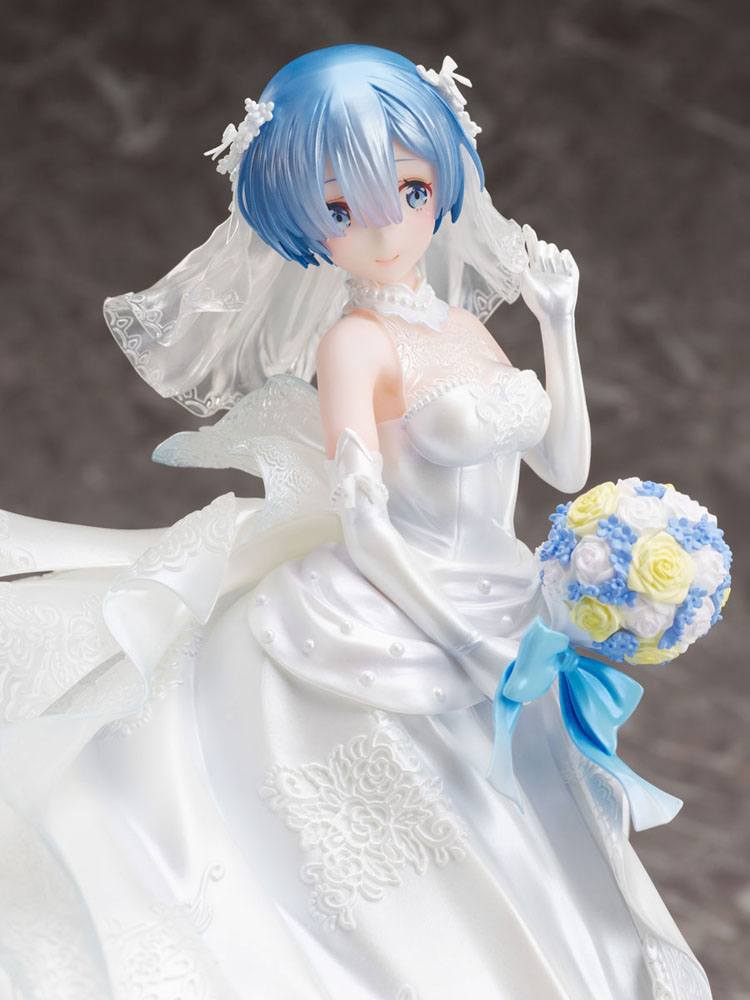 Re:ZERO -Starting Life in Another World- PVC Statue 1/7 Rem Wedding Dress Ver. 23 cm - MangaShop.ro
