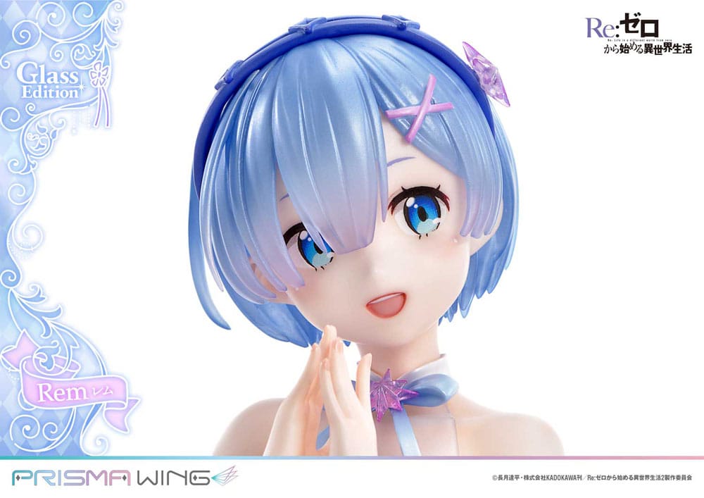 Re:Zero - Starting Life in Another World Prisma Wing PVC Statue 1/7 Rem Glass Edition 23 cm - MangaShop.ro