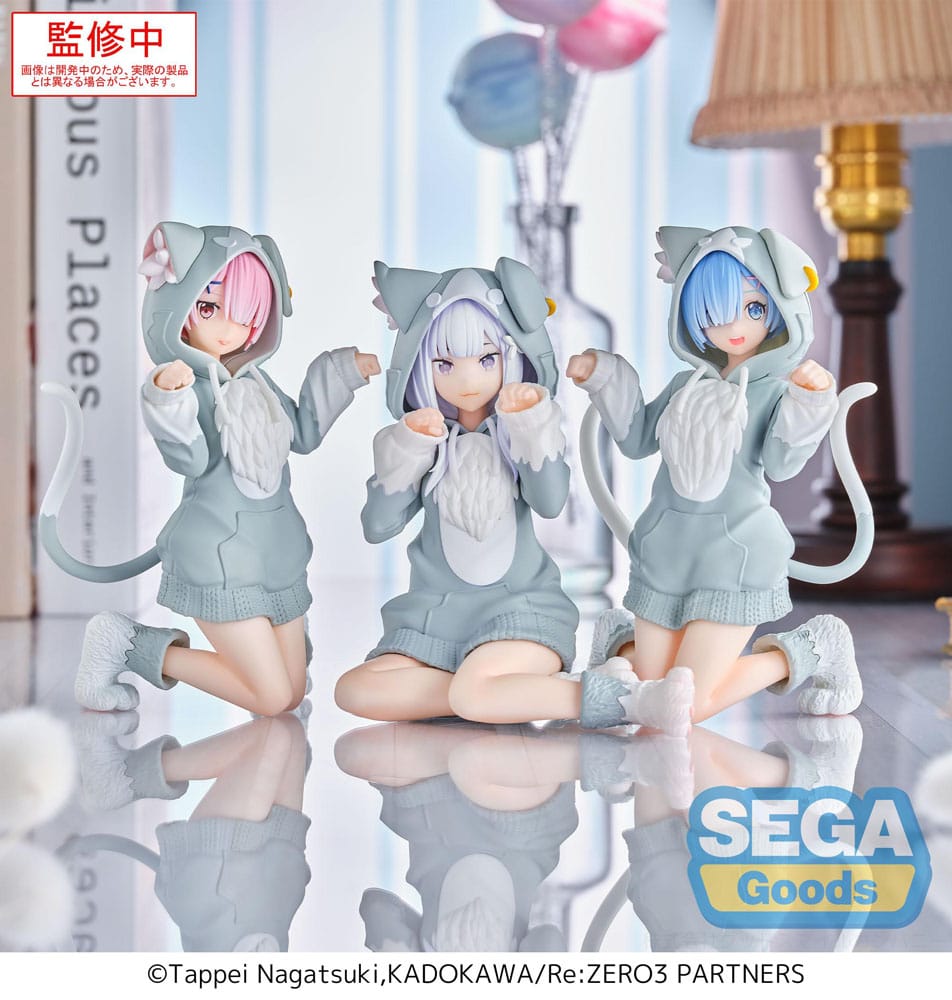 Re:Zero Starting Life in Another World Yumemirize PVC Statue Ram Mofumofu Pack 11 cm - MangaShop.ro