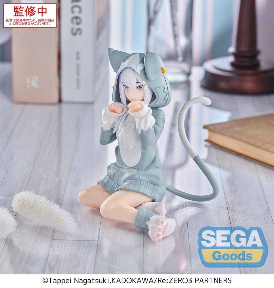 Re:Zero Starting Life in Another World Yumemirize PVC Statue Emilia Mofumofu Pack 11 cm - MangaShop.ro